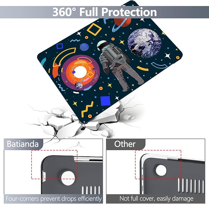 Batianda Design Case for New MacBook Air 13 Inch Model A2337 M1 A2179 A1932